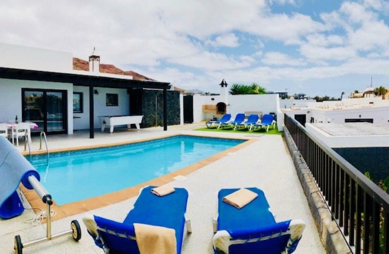 Villa Neptuno With Private Pool, Sea View, Sat-Tv & Free Wifi Playa Blanca (Lanzarote) Exterior foto